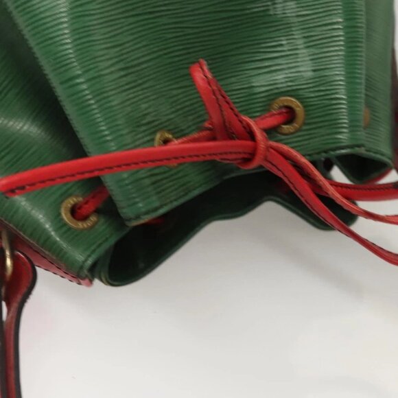 LOUIS VUITTON Epi Petit Noe Shoulder Bag Bicolor Green Red - Picture 6 of 16